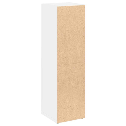 Szafka łazienkowa z uchwyty na rolki papier biała 20,5x22x72 cm