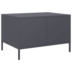 Stolik kawowy antracyt 68,5x50x43,5 cm stal walcowana na zimno