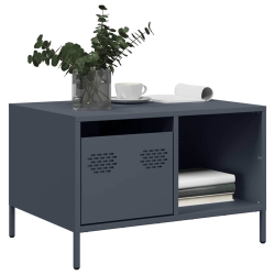 Stolik kawowy antracyt 68,5x50x43,5 cm stal walcowana na zimno