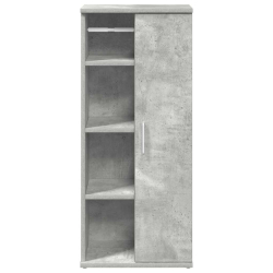 Szafka łazienkowa z uchwyty na rolki kolor betonu 20,5x22x72 cm