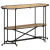 Stolik konsolowy, 110x42x76 cm, lite surowe drewno mango