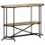 Stolik konsolowy, 110x42x76 cm, lite surowe drewno mango