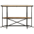 Stolik konsolowy, 110x42x76 cm, lite surowe drewno mango