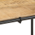 Stolik konsolowy, 110x42x76 cm, lite surowe drewno mango