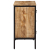 Szafki, 2 szt., 70x35x70 cm, lite surowe drewno mango