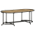 Stolik kawowy, 110x55x40 cm, lite surowe drewno mango