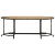 Stolik kawowy, 110x55x40 cm, lite surowe drewno mango