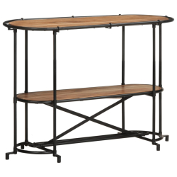 Stolik konsolowy, 110x42x76 cm, lite drewno akacjowe