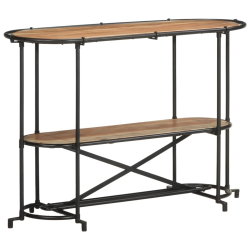 Stolik konsolowy, 110x42x76 cm, lite drewno akacjowe