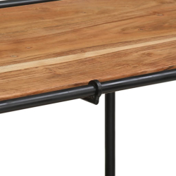 Stolik konsolowy, 110x42x76 cm, lite drewno akacjowe