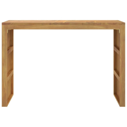 Stolik konsolowy, 110x35x75 cm, lite drewno tekowe