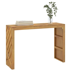 Stolik konsolowy, 110x35x75 cm, lite drewno tekowe
