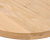 Blat do stołu, 140x60x4 cm, lite drewno dębowe, owalny