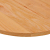 Blat do stołu, brązowy, 140x60x2 cm, lite drewno dębowe, owalny