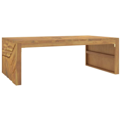 Stolik kawowy, 110x60x38 cm, lite drewno tekowe