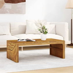 Stolik kawowy, 110x60x38 cm, lite drewno tekowe