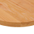 Blat do stołu, brązowy, 140x60x4 cm, lite drewno dębowe, owalny