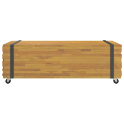 Stolik kawowy, 110x45x35 cm, lite drewno tekowe