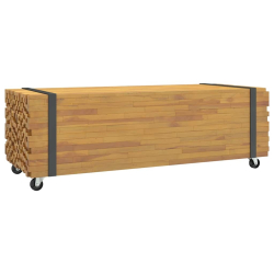 Stolik kawowy, 110x45x35 cm, lite drewno tekowe