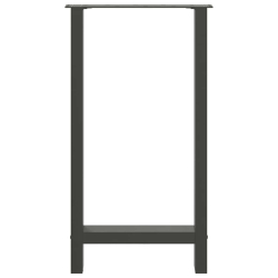 Nogi do stolika kawowego, antracyt, 2 szt., 40x(90-91) cm, stal