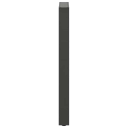 Nogi do stolika kawowego, antracyt, 2 szt., 40x(90-91) cm, stal