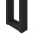 Stolik konsolowy, NOAIN, 120x30x75 cm, lite drewno sosnowe