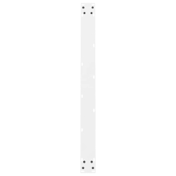 Nogi do stolika kawowego, białe, 2 szt., 100x(72-73) cm, stal