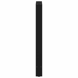 Nogi do stolika kawowego, czarne, 2 szt., 50x(90-91) cm, stal