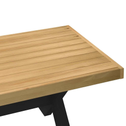 Stolik kawowy, NOAIN, 120x60x40 cm, lite drewno sosnowe