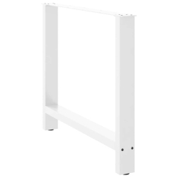 Nogi do stolika kawowego, białe, 2 szt., 90x(72-73) cm, stal