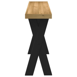 Stolik konsolowy, NOAIN, 120x30x75 cm, lite drewno sosnowe