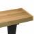 Stolik konsolowy, NOAIN, 120x30x75 cm, lite drewno sosnowe