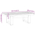 Stolik kawowy, NOAIN, 120x60x40 cm, lite drewno sosnowe