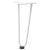 Nogi do stołu Hairpin, 4 szt., biale, 30 cm, lita stal