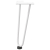 Nogi do stołu Hairpin, 4 szt., biale, 30 cm, lita stal