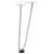 Nogi do stołu Hairpin, 4 szt., biale, 30 cm, lita stal