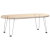 Nogi do stołu Hairpin, 4 szt., biale, 30 cm, lita stal