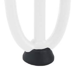 Nogi do stołu Hairpin, 4 szt., biale, 42 cm, lita stal