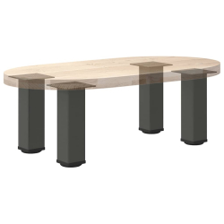 Nogi do stolika kawowego, 4 szt., antracyt, 30-32 cm, stal