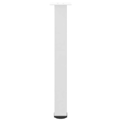 Nogi do stolika kawowego, 4 szt., biale, 72-74 cm, stal