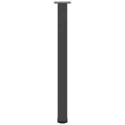 Nogi do stolika kawowego, 4 szt., antracyt, 90-92 cm, stal