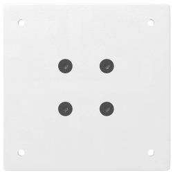 Nogi do stolika kawowego, 4 szt., biale, 72-74 cm, stal