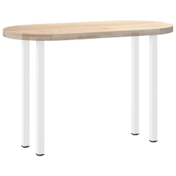 Nogi do stolika kawowego, 4 szt., biale, 72-74 cm, stal