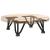 Nogi do stołu Hairpin, 4 szt., czarne, 10 cm, lita stal