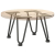Nogi do stołu Hairpin, 4 szt., antracyt, 20 cm, lita stal