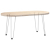 Nogi do stołu Hairpin, 4 szt., biale, 42 cm, lita stal