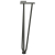 Nogi do stołu Hairpin, 4 szt., antracyt, 42 cm, lita stal