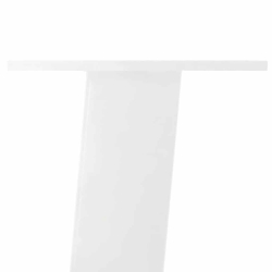 Nogi do stolika kawowego, 4 szt., biale, 42 cm, stal