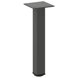 Nogi do stolika kawowego, 4 szt., antracyt, 42-44 cm, stal