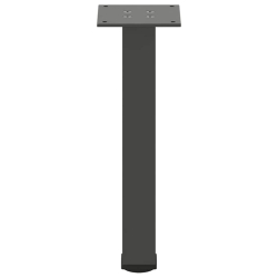 Nogi do stolika kawowego, 4 szt., antracyt, 42-44 cm, stal